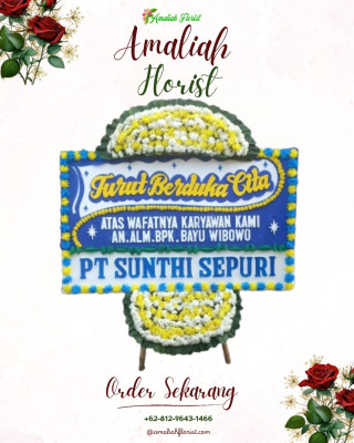 Papan Bunga Duka di Cikokol