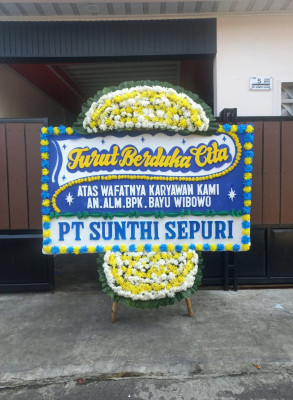 Papan Bunga Duka di Cikokol